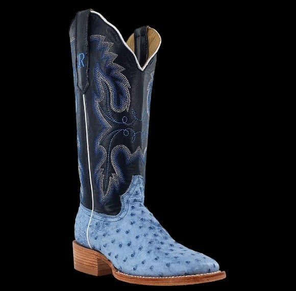 Womens ostrich sales cowboy boots