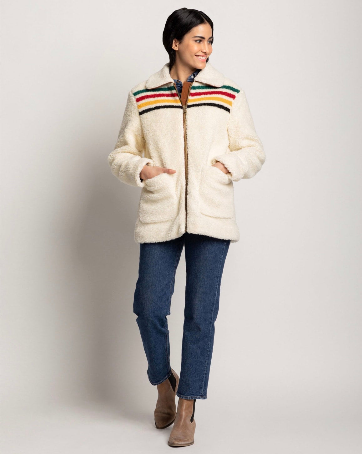 Pendleton glacier 2025 sunset fleece coat